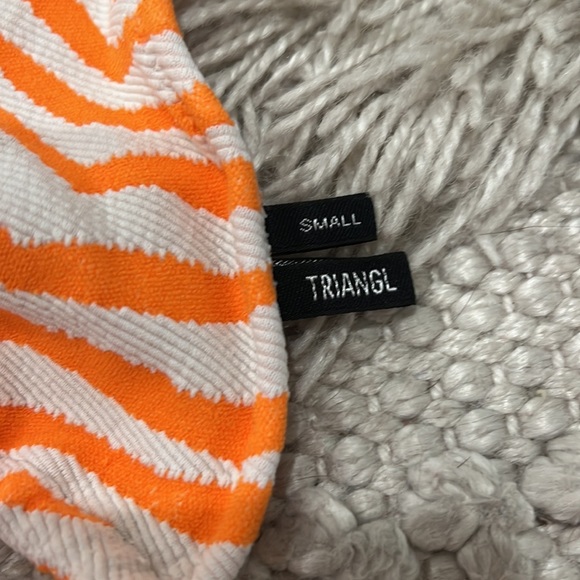 Triangl bikini set orange zebra - Picture 3 of 3